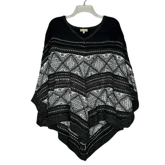 Democracy Women's Pullover Poncho Knit Sweater Large - Picture 1 of 5